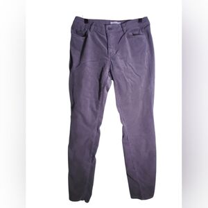Loft Gray Womens Corduroy Pants Size 4/27 Casual Comfy